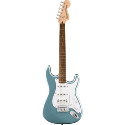 Squier Affinity Series Stratocaster Junior HSS Electric Guitar - Ice Blue Metallic image 2