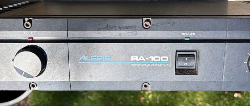 Alesis RA100 Reference Amplifier 1990s - Black image 1