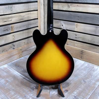 Used Epiphone Dot VS Vintage Sunburst Semi Hollow Electric Guitar image 4