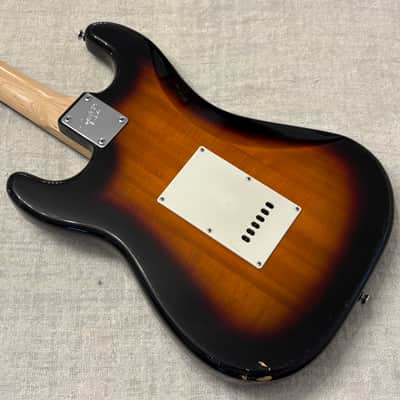2007 Squier Stratocaster Bullet Strat Brown Sunburst Tremolo Rosewood Fretboard image 12