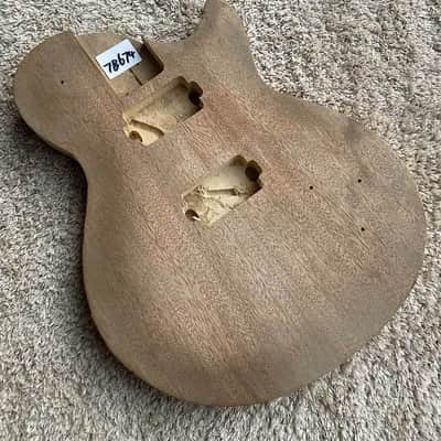 Unfinished Basswood Guitar Single Cut Body DIY Project image 1