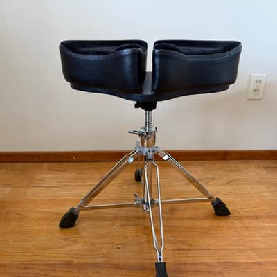 Ahead Spinal-G Saddle Drum Throne with 4-Leg Base - Black image 4