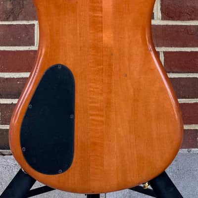 Spector Euro 4 Doug Wimbish Signature Limited Edition, Amber Aged Relic, Figured Maple Top, Plain Maple Body, 3pc Hard Rock Maple Neck, Rosewood Fretboard, EMG DW Pickups, Spector Legacy Preamp, Gig Bag, SN# NB22983 image 7