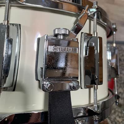 Yamaha RSD-086 Rock Tour Custom Snare Drum 6.5x14 90s - Stage White Lacquer image 9