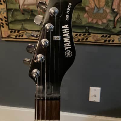 Yamaha EG 112C2 Black Signed by band Filter with soft case image 3