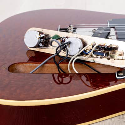 1984 Tokai Breezysound TTE60 TM T-Style Custom Vintage Guitar Tortoiseshell Mahogany w/ Tweed Case image 19