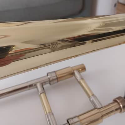 Trombone Courtois Paris 151 - very rare - medium size bore image 9