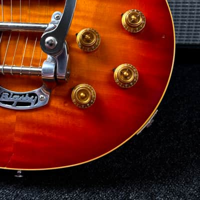 2015 Gibson 59 Les Paul Bigsby Aged Vintage Cherry image 7