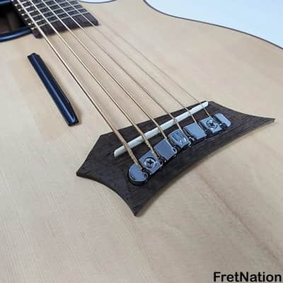 Warwick Alien Acoustic 6-String Bass w/ Fishman Piezo Prefix System A/E w/ Bag - 7.5 Pounds #8667-21 Warwick Alien 6-String Acoustic Bass image 6