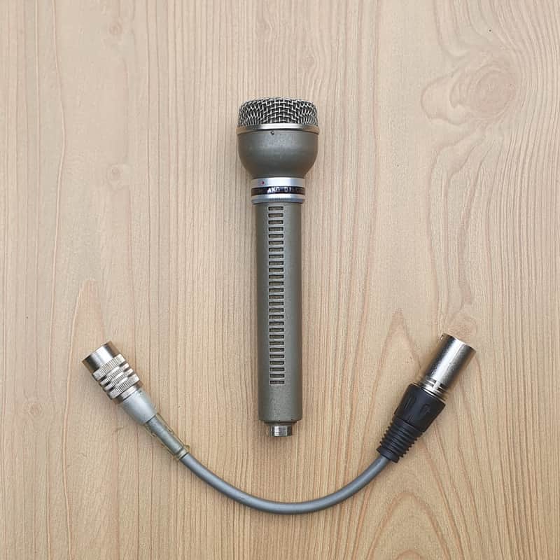 AKG D19 C studio version 60s, serviced - full spectrum sound! box + XLR adapter image 1