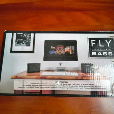 Blackstar Fly 3 Bass 3-Watt Mini Bass Combo/Cabinet Stereo Pack 2016 - 2020 - Black image 5