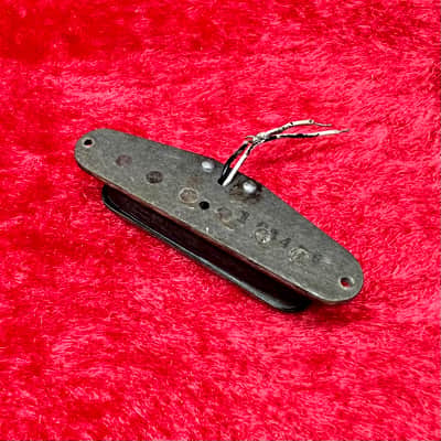 Fender Stratocaster guitar pickup 1976 Grey bottom original vintage USA strat image 2