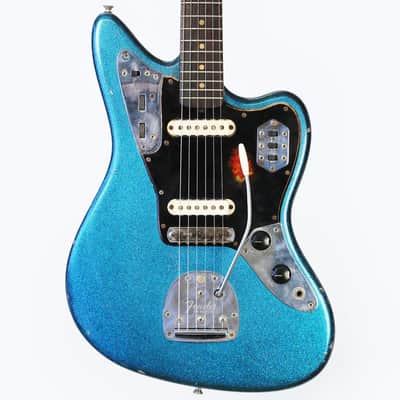 1962 Fender Jaguar - Original Custom Order Blue Sparkle... with BLACK back and pickguard! image 1