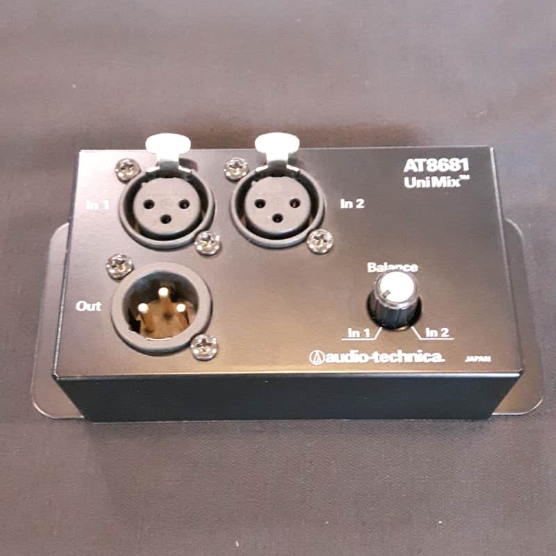 Audio-Technica AT8681 2 to 1 Mic Combiner image 1