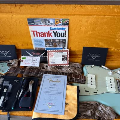 Fender Custom Shop Anniversary 1964 Closet Classic Jazzmaster 1964 - Sonic Blue image 11
