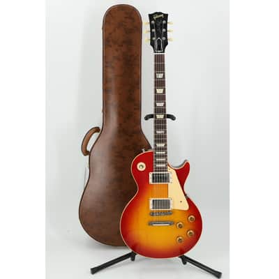 Gibson Custom Shop Murphy Lab 1958 Les Paul Standard Reissue Ultra Light Aged - Washed Cherry Sunburst image 10
