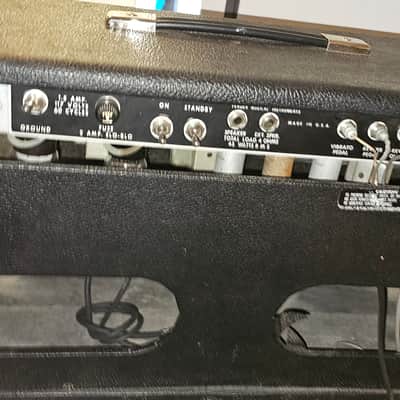 1977 70 watt Fender Bandmaster Reverb and Vibes  - Silverface image 6