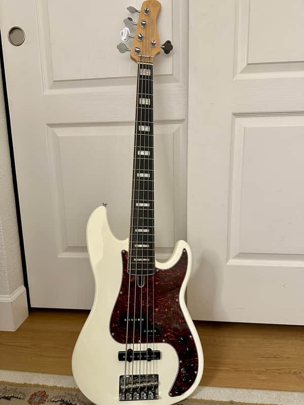Sire 2nd Generation Marcus Miller P7 AWH Alder 5-String with Ebony Fingerboard 2019 - Antique White image 1