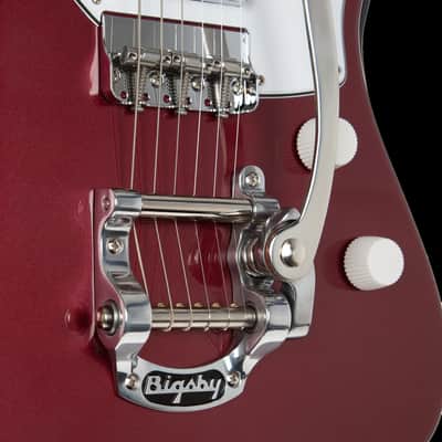 Harmony Standard Silhouette With Bigsby Burgundy with Mono Case image 5