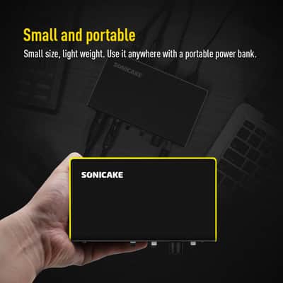 SONICAKE USB Audio Interface Podcast Mixer with Analogue Preamp 48V Phantom Power Recording Podcasting and Streaming Equipment with XLR and Line Inputs for MAC and PC USB-C Plug and Play(U.S. domestic inventory) image 6