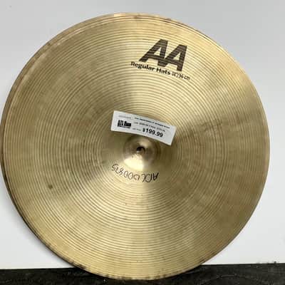 Sabian 14" AA Regular Hi-Hat Cymbals (Pair) 2002 - 2004 - Natural Finish- Top-1064 grams Bottom 1382 grams image 12