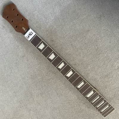 Mahogany DIY Project Unfinished Guitar Neck, Rosewood 22 Frets Fingerboard image 1