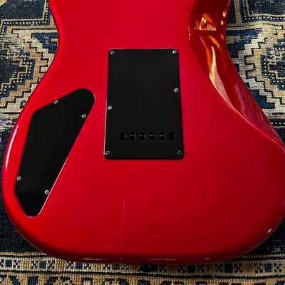 ESP 48th St Custom Shop Rare Reverse Headstock  Original Paperwork Super Strat 1986/1987 - Red image 13