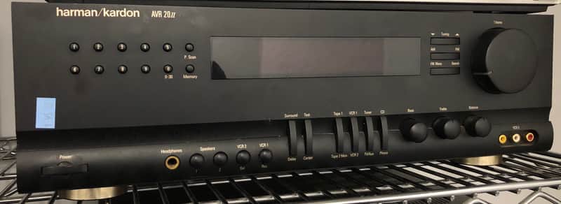 Harman Kardon AVR 20 II Stereo Surround Receiver with Preouts Black Bild 1