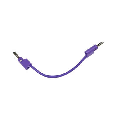 Buchla Banana Cable 5" Violet  [Three Wave Music] image 2