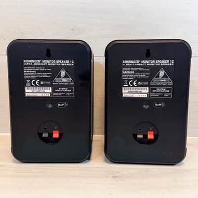 Behringer 1C Ultra-Compact Monitor Speakers Pair – Passive 100W 4Ω - Black Bild 3