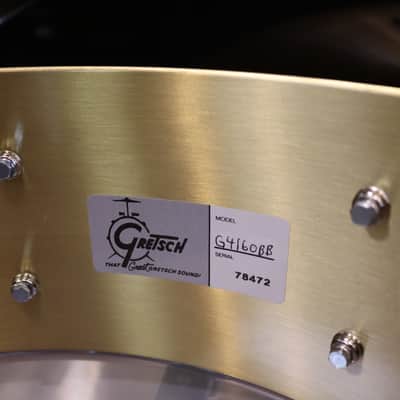 Gretsch USA Custom 5X14- Bell Brass Snare Drum - Open Box image 4