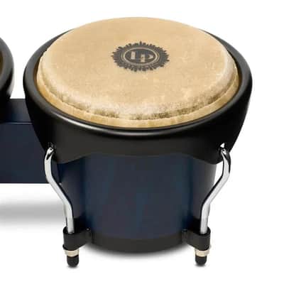 LP City II Mango Wood Bongos Blue image 3