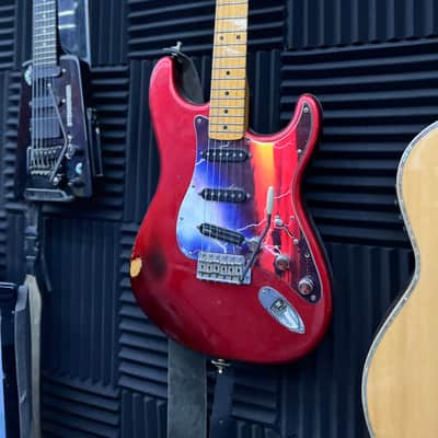 Fender Eric Johnson Stratocaster with Maple Fretboard 2005 - 2013 - Candy Apple Red image 4
