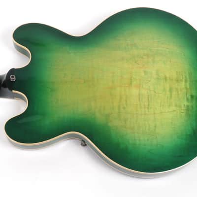 1997 Gibson ES-335 59 Dot Reissue Custom Shop - Rare Green Burst Finish - Figured Top - Custom Order One Off image 9