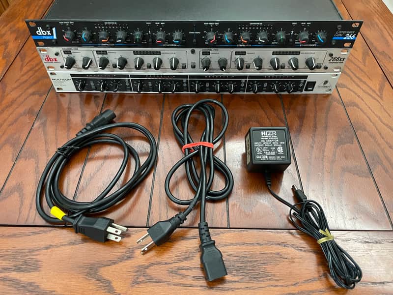 3 COMPRESSORS LOT dbx 266xs dbx 266 project 1 Behringer Multcom MDX2400 image 1