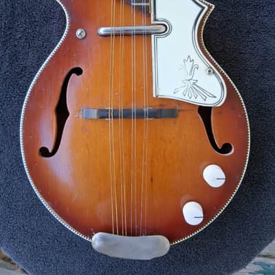 ~Vintage 1950's Airline Electric Mandolin Florentine Kay Harmony~USA image 2