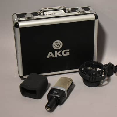 AKG C214 Studio Condenser Microphone Recording Mic w/Case & Shock Mount image 1
