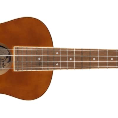 Fender Avalon Tenor Ukulele Walnut FB Natural image 1