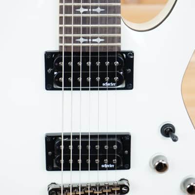 Schecter Omen-7 - Vintage White image 5