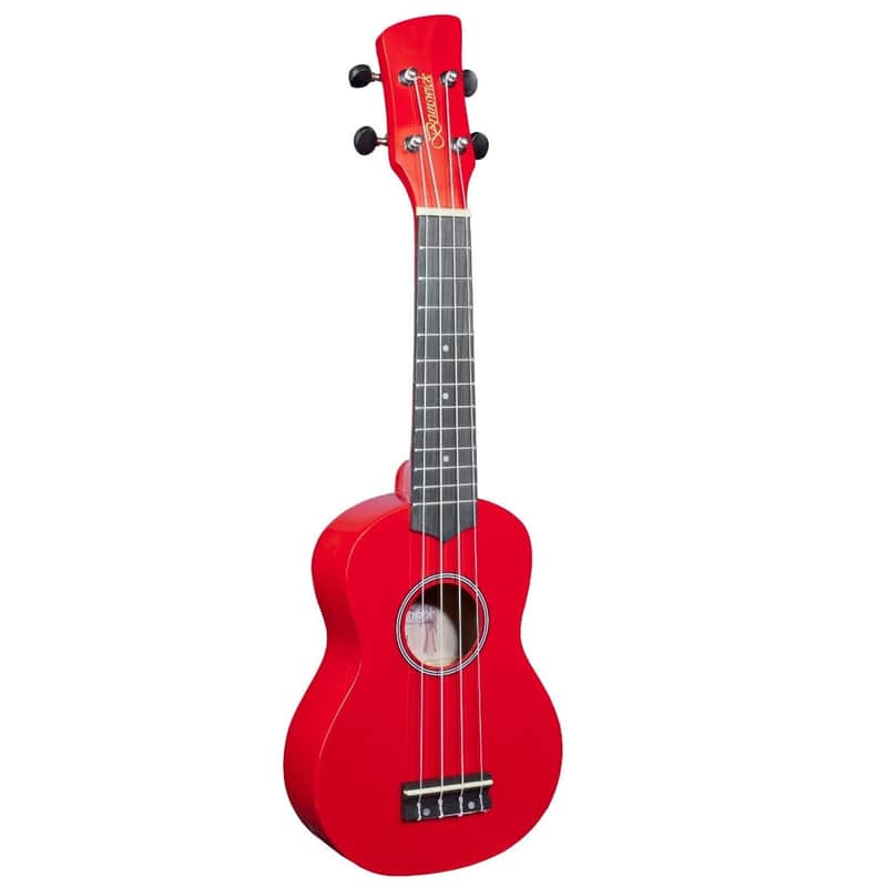 Brunswick Soprano Ukulele With Aquila Strings Red Gloss BU1SR image 1