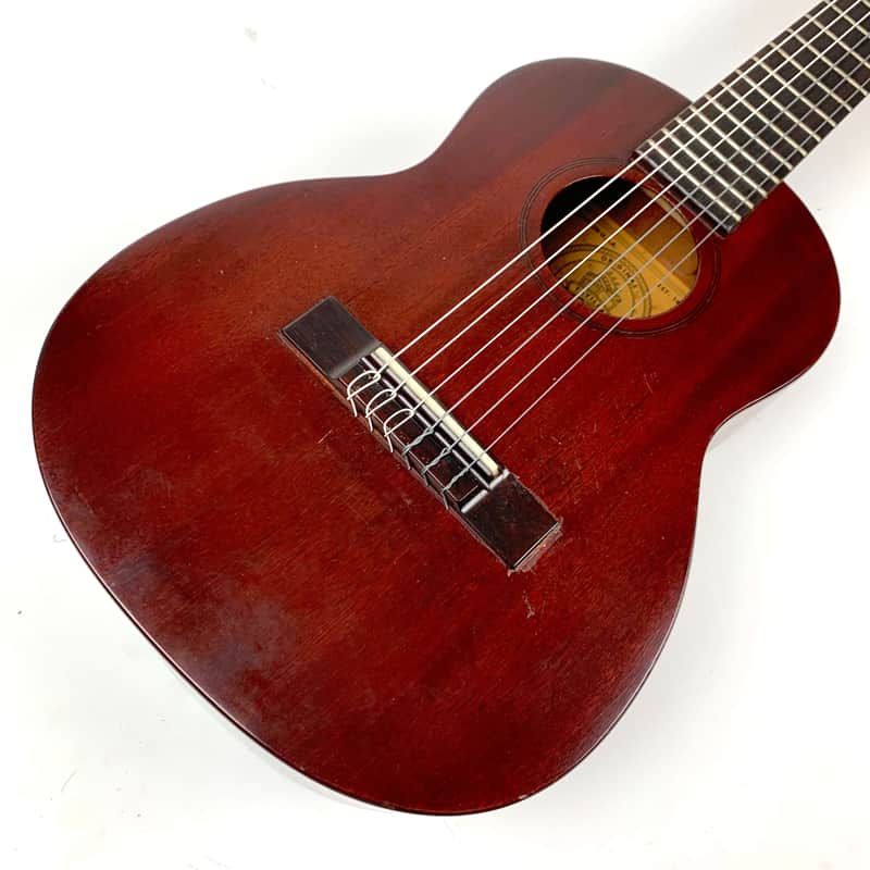 Favilla C-3 Dulcet Guitarette / C-5 1/2 Size 6 string Uke1960's Natural Mahogany ? image 1