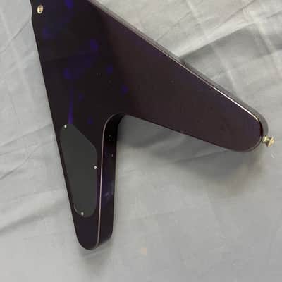 Galveston Electric Guitar Purple Transparent Lucite Acrylic with Case image 11