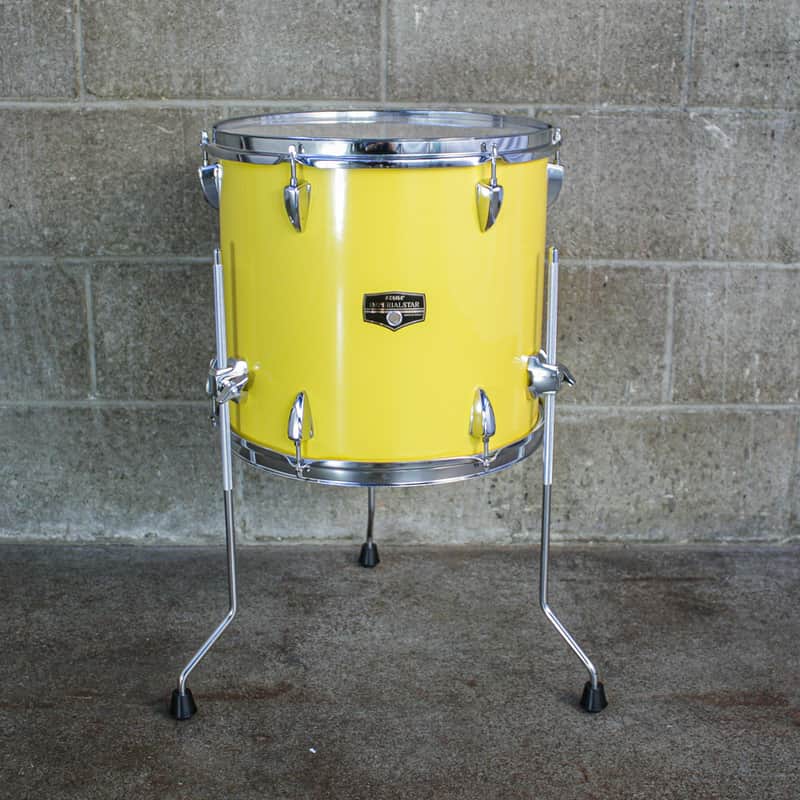 Tama Imperialstar 14" x 13" Floor Tom in Electric Yellow image 1