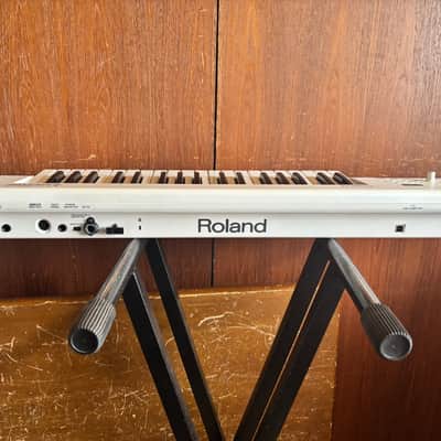 Roland Lucina AX-09 37-Key Keytar Synthesizer Pearl White w/ power supply image 7