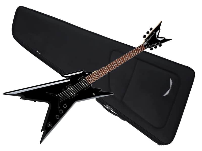 New Dean Razorback X Classic Black Electric Guitar NEW w/ Gig Bag image 1