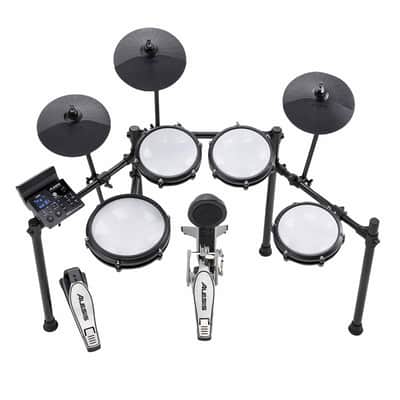 Alesis NITRO MAX KIT 8-Piece Mesh Electronic Drum Kit Set with Bluetooth - Open Box Mint image 2