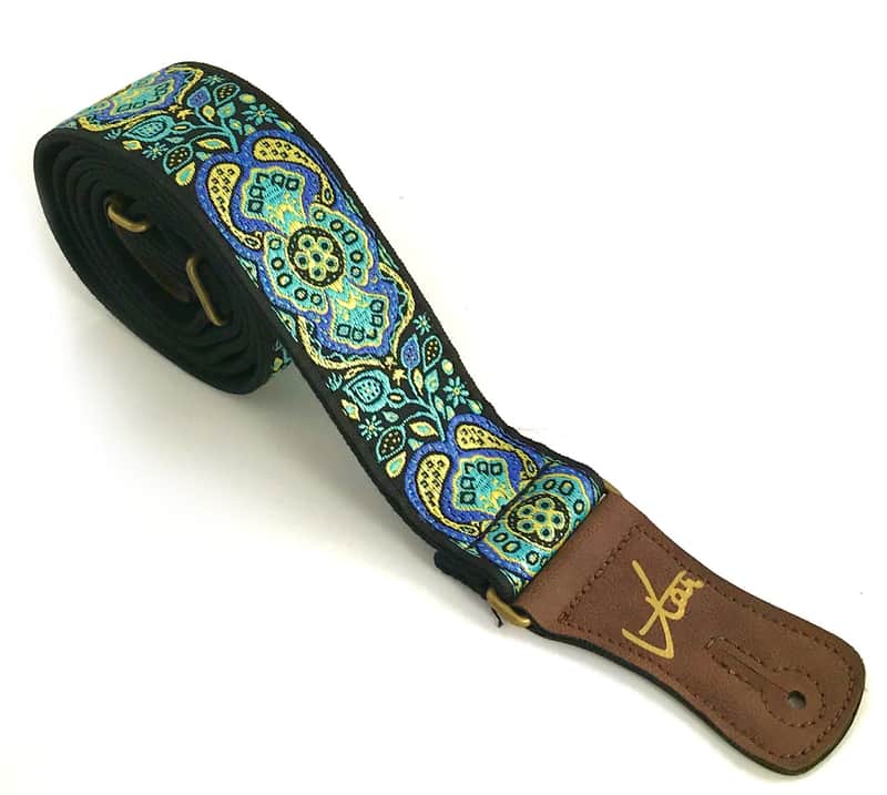 1To1Music Handmade Colorful Psychedelic Hemp Guitar - Bass Str...