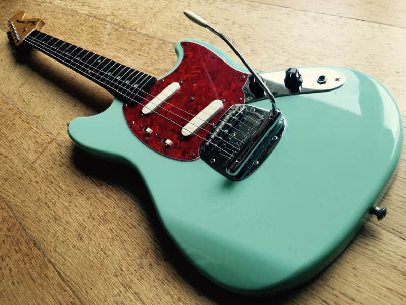 Fender Mustang Grunge Era '69 Reissue MIJ S-Serial 1994-95 Sonic Blue image 1