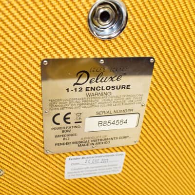 2021 Fender Hot Rod Deluxe 112 Enclosure, Lacquered Tweed image 6