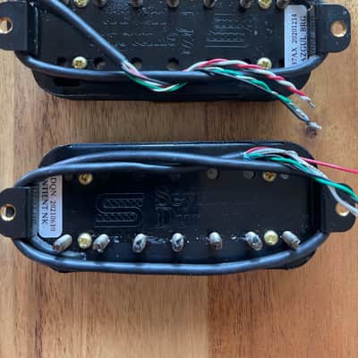 Seymour Duncan 7-String Nazgûl and Sentient Pickup Set Black image 2